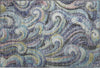 Piper Looms Mayfield Mosaic Waves AMF193 Stormy Machine Washable Area Rug Scatter Main Image