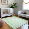 Piper Looms Mayfield Ribbons AMF195 Green Machine Washable Area Rug Lifestyle Image Feature