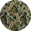 Piper Looms Mayfield Leaves AMF196 Midnight Machine Washable Area Rug Round Main Image