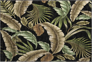 Piper Looms Mayfield Leaves AMF196 Midnight Machine Washable Area Rug Scatter Main Image