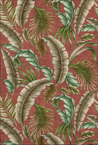 Piper Looms Mayfield Leaves AMF196 Spice Machine Washable Area Rug main image