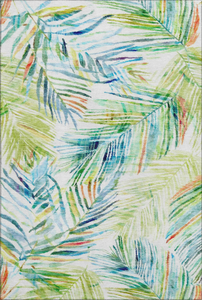 Piper Looms Mayfield Leaves AMF199 Multi Machine Washable Area Rug main image