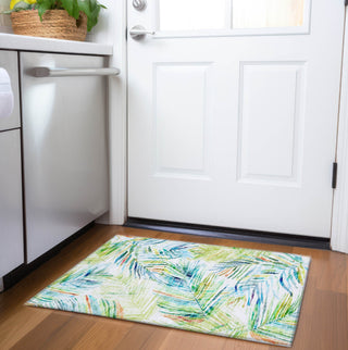 Piper Looms Mayfield Leaves AMF199 Multi Machine Washable Area Rug Scatter Lifestyle Image Feature