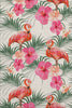 Piper Looms Mayfield Leaves and Flamingos AMF207 Pink Machine Washable Area Rug main image