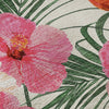 Piper Looms Mayfield Leaves and Flamingos AMF207 Pink Machine Washable Area Rug Swatch Image