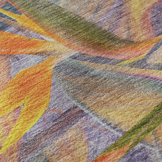 Piper Looms Mayfield Birds Of Paradise AMF209 Multi Machine Washable Area Rug Swatch Image