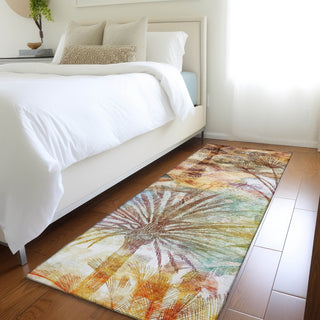Piper Looms Mayfield Palms AMF210 Multi Machine Washable Area Rug Runner Lifestyle Image Feature