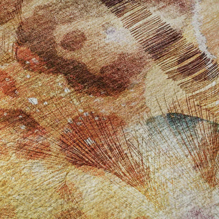 Piper Looms Mayfield Palms AMF210 Multi Machine Washable Area Rug Swatch Image