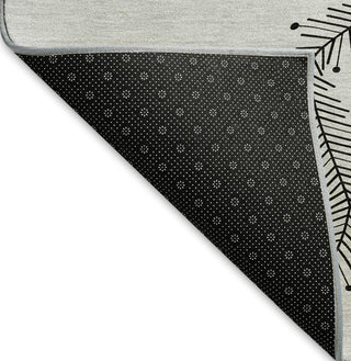 Piper Looms Mayfield Stockings AMF216 Gray Machine Washable Area Rug Backing Image