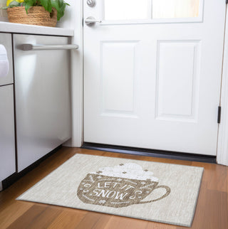Piper Looms Mayfield Mug AMF218 Latte Machine Washable Area Rug Scatter Lifestyle Image Feature