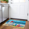 Piper Looms Mayfield Beach AMF220 Blue Machine Washable Area Rug Scatter Lifestyle Image Feature