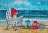 Piper Looms Mayfield Beach AMF220 Blue Machine Washable Area Rug Scatter Main Image