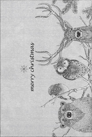 Piper Looms Mayfield Woodsy Animals AMF221 Gray Machine Washable Area Rug main image