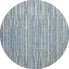 Piper Looms Mayfield Textured Stripes AMF31 Blue Machine Washable Area Rug Round Main Image