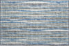 Piper Looms Mayfield Textured Stripes AMF31 Blue Machine Washable Area Rug Scatter Main Image