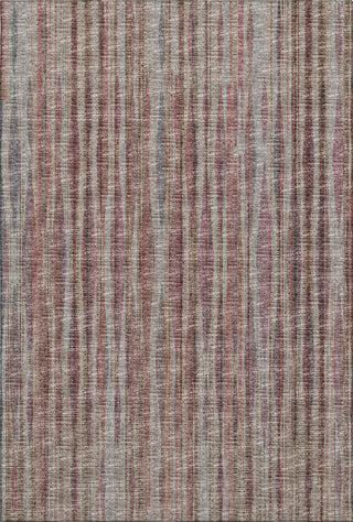Piper Looms Mayfield Textured Stripes AMF31 Burgundy Machine Washable Area Rug main image
