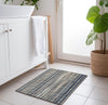 Piper Looms Mayfield Textured Stripes AMF31 Earth Machine Washable Area Rug Scatter Lifestyle Image Feature