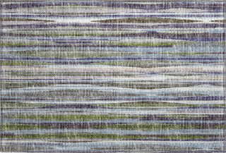 Piper Looms Mayfield Textured Stripes AMF31 Plum Machine Washable Area Rug Scatter Main Image