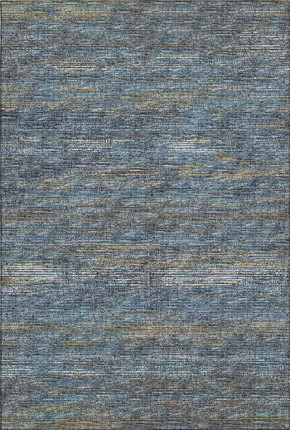 Piper Looms Mayfield Horizontal Bars AMF32 Blue Machine Washable Area Rug main image