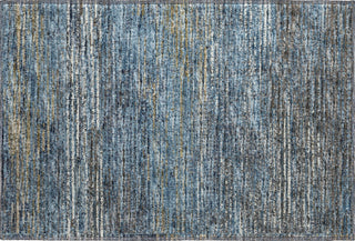 Piper Looms Mayfield Horizontal Bars AMF32 Blue Machine Washable Area Rug Scatter Main Image