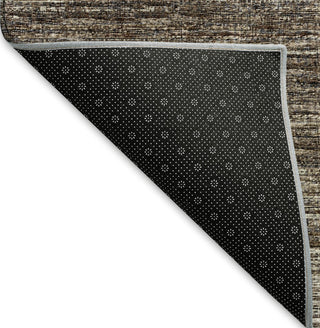 Piper Looms Mayfield Horizontal Bars AMF32 Brown Machine Washable Area Rug Backing Image