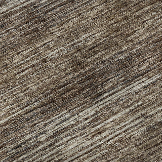Piper Looms Mayfield Horizontal Bars AMF32 Brown Machine Washable Area Rug Swatch Image