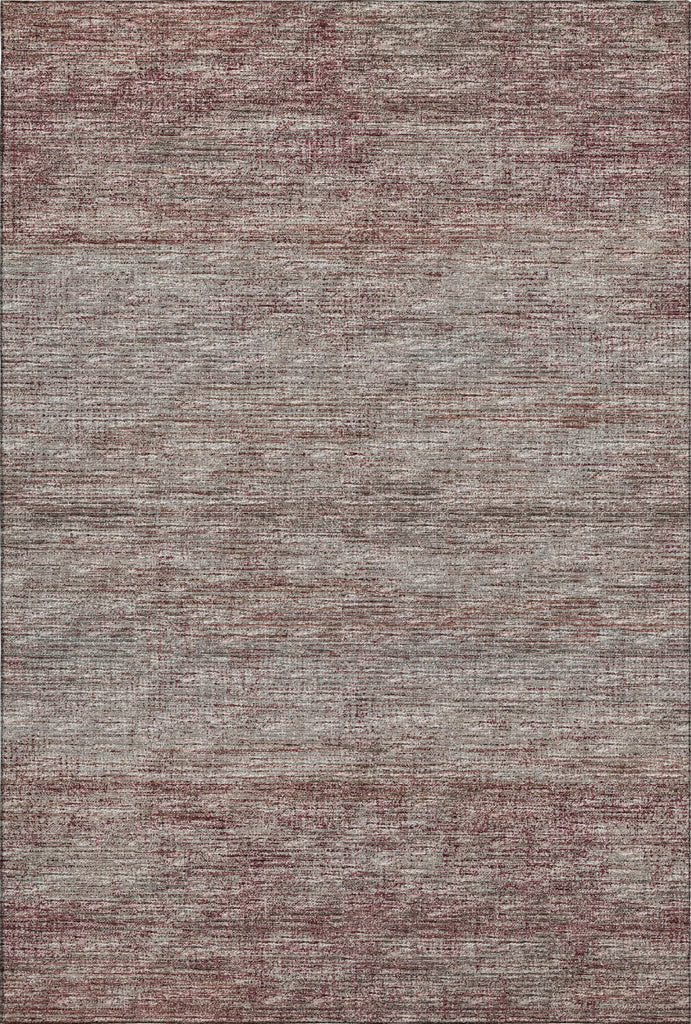 Piper Looms Mayfield Horizontal Bars AMF32 Burgundy Machine Washable Area Rug main image