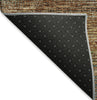 Piper Looms Mayfield Horizontal Bars AMF32 Canyon Machine Washable Area Rug Backing Image