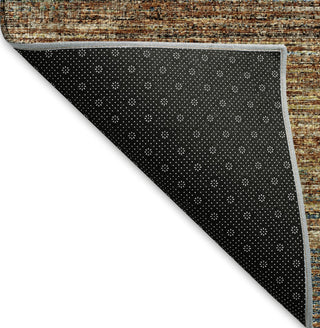 Piper Looms Mayfield Horizontal Bars AMF32 Canyon Machine Washable Area Rug Backing Image
