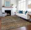 Piper Looms Mayfield Horizontal Bars AMF32 Canyon Machine Washable Area Rug Lifestyle Image Feature