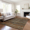 Piper Looms Mayfield Horizontal Bars AMF32 Canyon Machine Washable Area Rug Lifestyle Image Feature