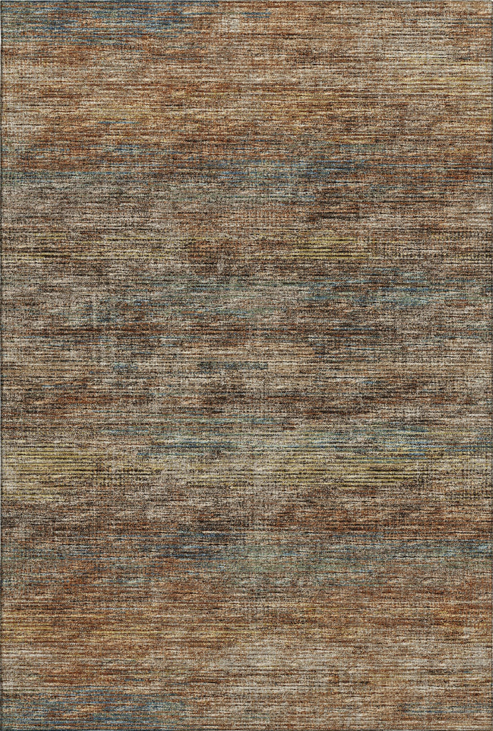 Piper Looms Mayfield Horizontal Bars AMF32 Canyon Machine Washable Area Rug main image