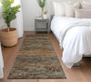 Piper Looms Mayfield Horizontal Bars AMF32 Canyon Machine Washable Area Rug Runner Lifestyle Image Feature