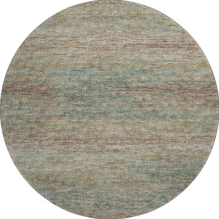 Piper Looms Mayfield Horizontal Bars AMF32 Multi Machine Washable Area Rug Round Main Image