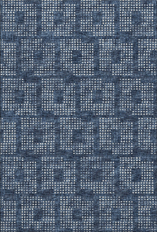 Piper Looms Mayfield Squares AMF33 Blue Machine Washable Area Rug main image