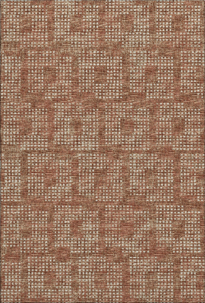 Piper Looms Mayfield Squares AMF33 Canyon Machine Washable Area Rug main image