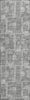 Piper Looms Mayfield Squares AMF33 Gray Machine Washable Area Rug Runner Main Image