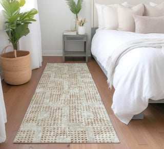 Piper Looms Mayfield Squares AMF33 Spice Machine Washable Area Rug Runner Lifestyle Image Feature