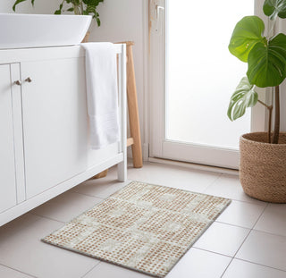 Piper Looms Mayfield Squares AMF33 Spice Machine Washable Area Rug Scatter Lifestyle Image Feature