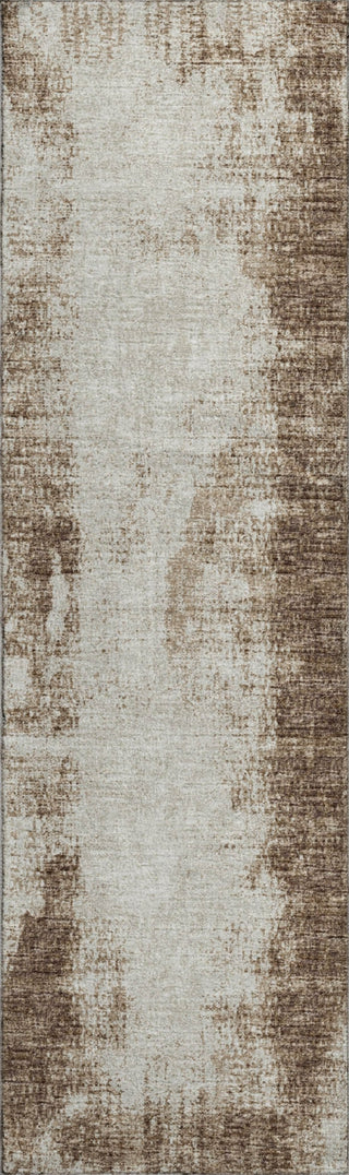 Piper Looms Mayfield Abstract AMF34 Brown Machine Washable Area Rug Runner Main Image