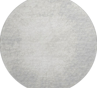 Piper Looms Mayfield Abstract AMF34 Gray Machine Washable Area Rug Round Main Image