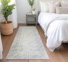 Piper Looms Mayfield Abstract AMF34 Gray Machine Washable Area Rug Runner Lifestyle Image Feature