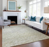Piper Looms Mayfield Abstract Clouds AMF36 Beige Machine Washable Area Rug Lifestyle Image Feature