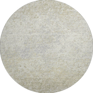 Piper Looms Mayfield Abstract Clouds AMF36 Beige Machine Washable Area Rug Round Main Image