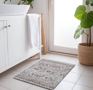 Piper Looms Mayfield Chevron Argyle AMF38 Blue Machine Washable Area Rug Scatter Lifestyle Image Feature