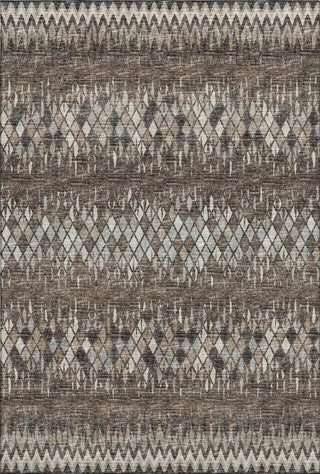 Piper Looms Mayfield Chevron Argyle AMF38 Brown Machine Washable Area Rug main image