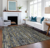 Piper Looms Mayfield Broken Bars AMF39 Granite Machine Washable Area Rug Lifestyle Image Feature