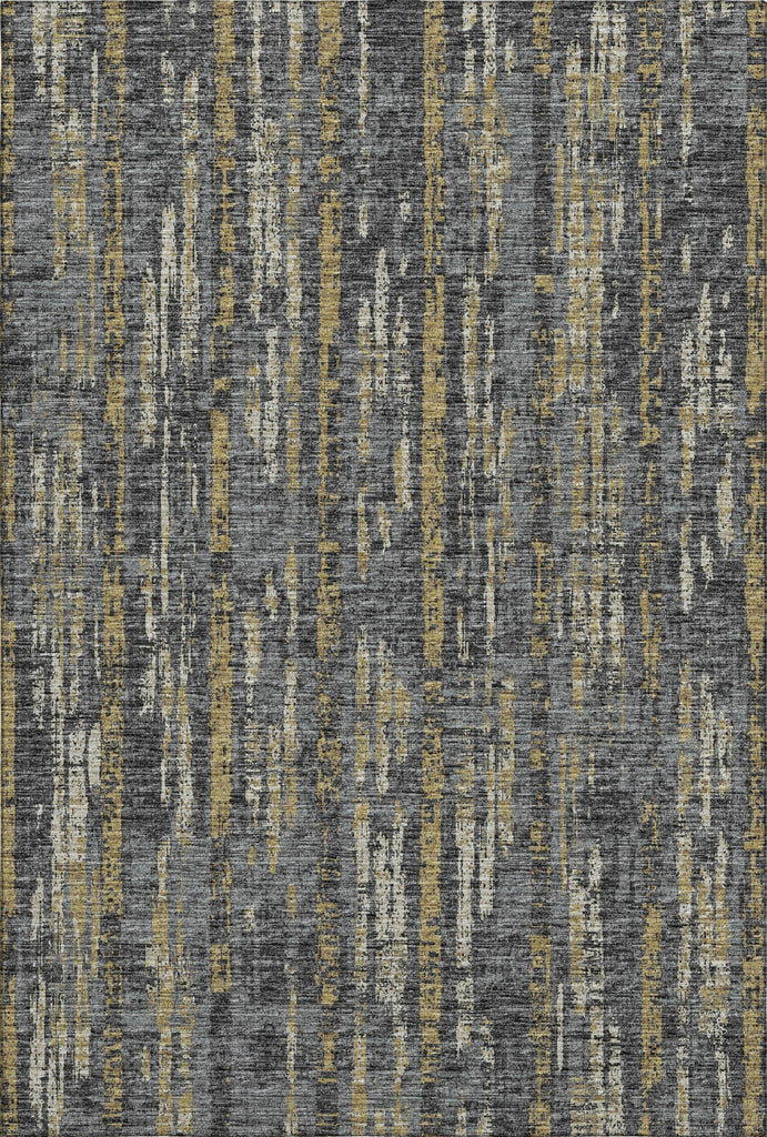 Piper Looms Mayfield Broken Bars AMF39 Granite Machine Washable Area Rug main image