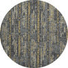 Piper Looms Mayfield Broken Bars AMF39 Granite Machine Washable Area Rug Round Main Image