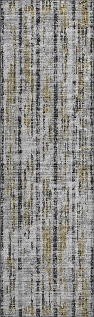 Piper Looms Mayfield Broken Bars AMF39 Silver Machine Washable Area Rug Runner Main Image